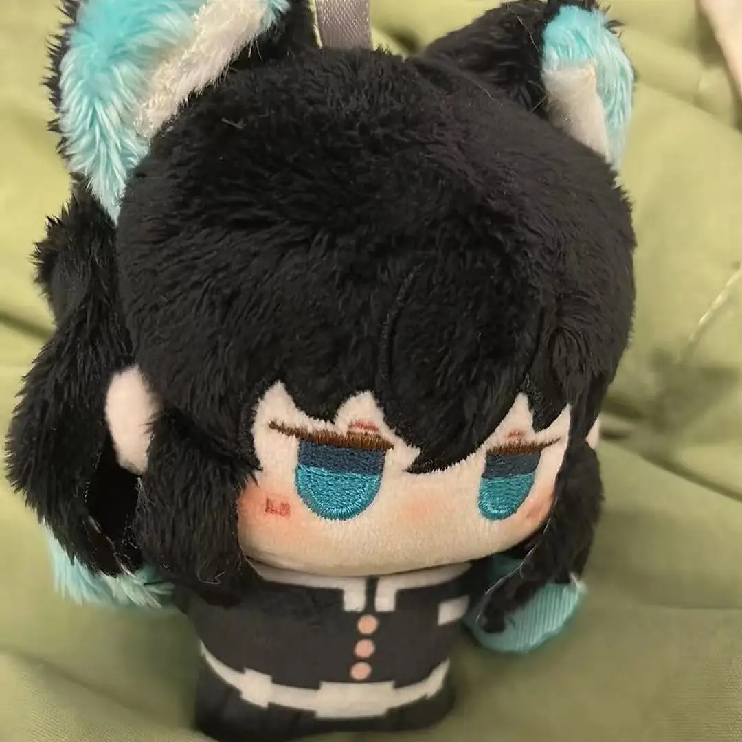 10cm Anime Demon Slayer Tokitou Muichiro Plüschfiguren Niedliche Puppe Schlüsselanhänger Stofftier Anhänger Kawaii Cartoon Taschendekoration Geschenke – Detail 2