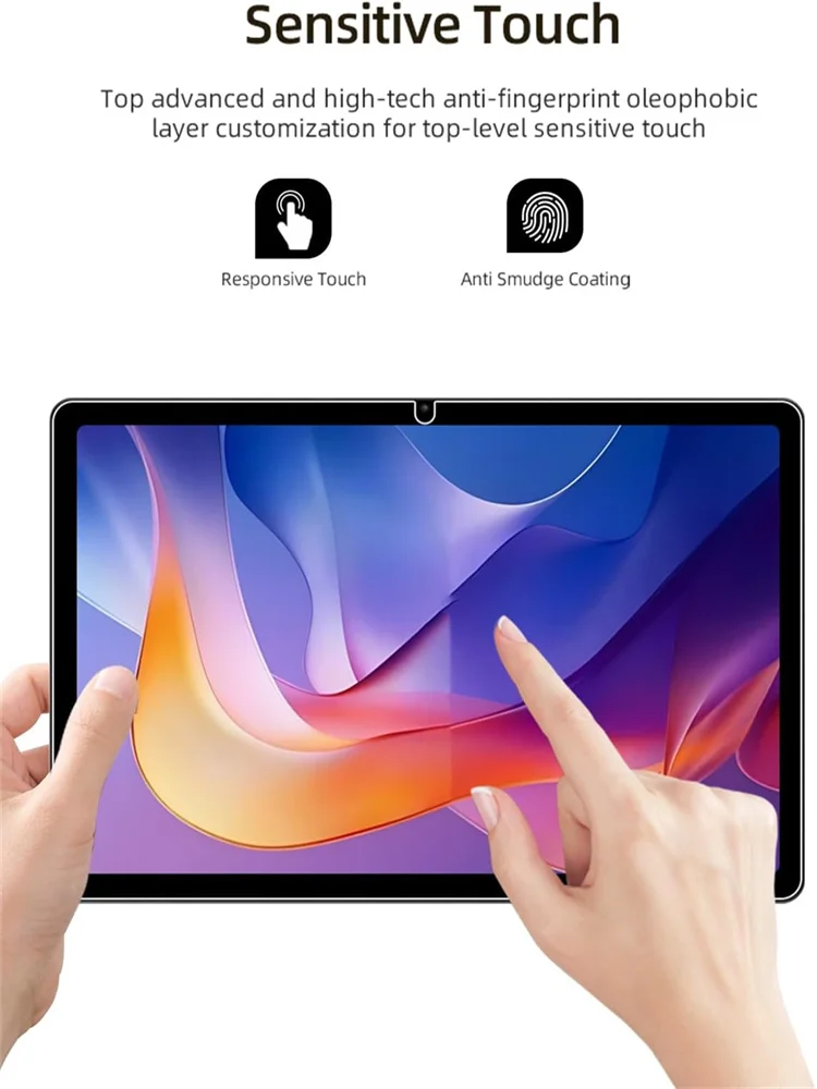 2-Pack Tablet Tempered Glass Screen Protector - Anti-Scratch, Anti-Fingerprint, HD Quality Protective Film