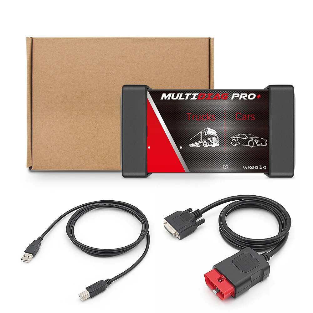 New V2021.11 Multidiag Pro Bluetooth OBD2 Scanner TCS PRO VCI V3.0 2PCB NEC Relay Real 9241A Car Truck Diagnostic Tool 6