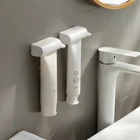 Tooth Brush Holder Bathroom Accessories Wall Squeezer Magnetic Lazy Squeeze Clip Bathroom Toothpaste Rack 3