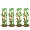 SucceBuy 6 Packs Tomato Cages for Garden Trellis Plant Stakes Suppor for Raised Garden Bed Vegetables Flowers Climbing Plants