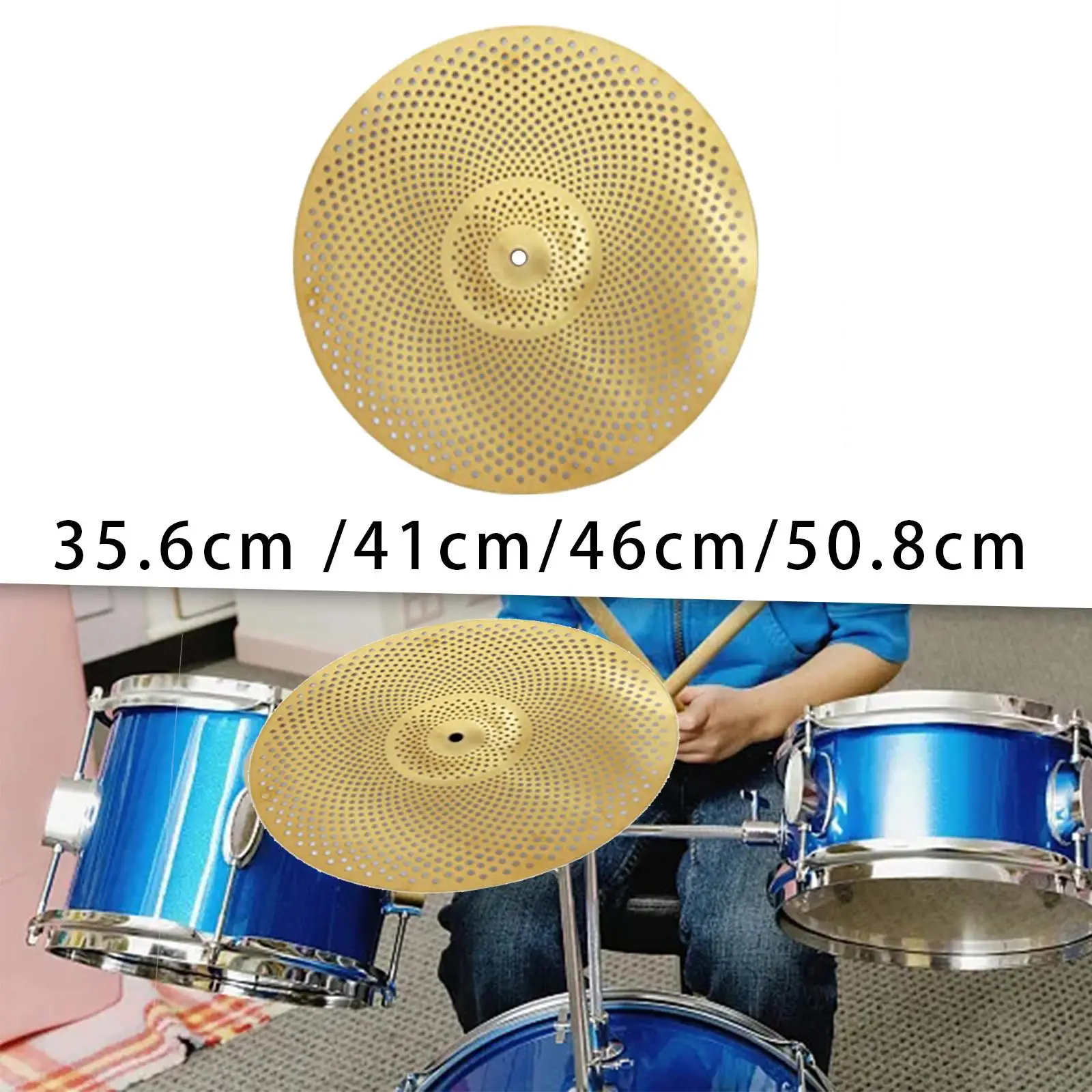 Drum Cymbal Replacement Cymbal Alloy for Music Room Stage Drum Set