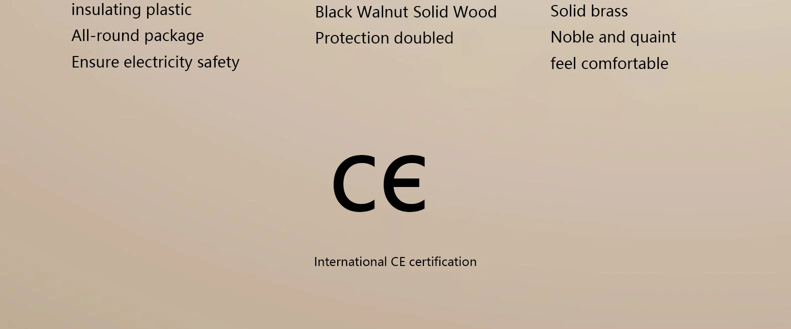 detail shot of brass toggle on wood switch