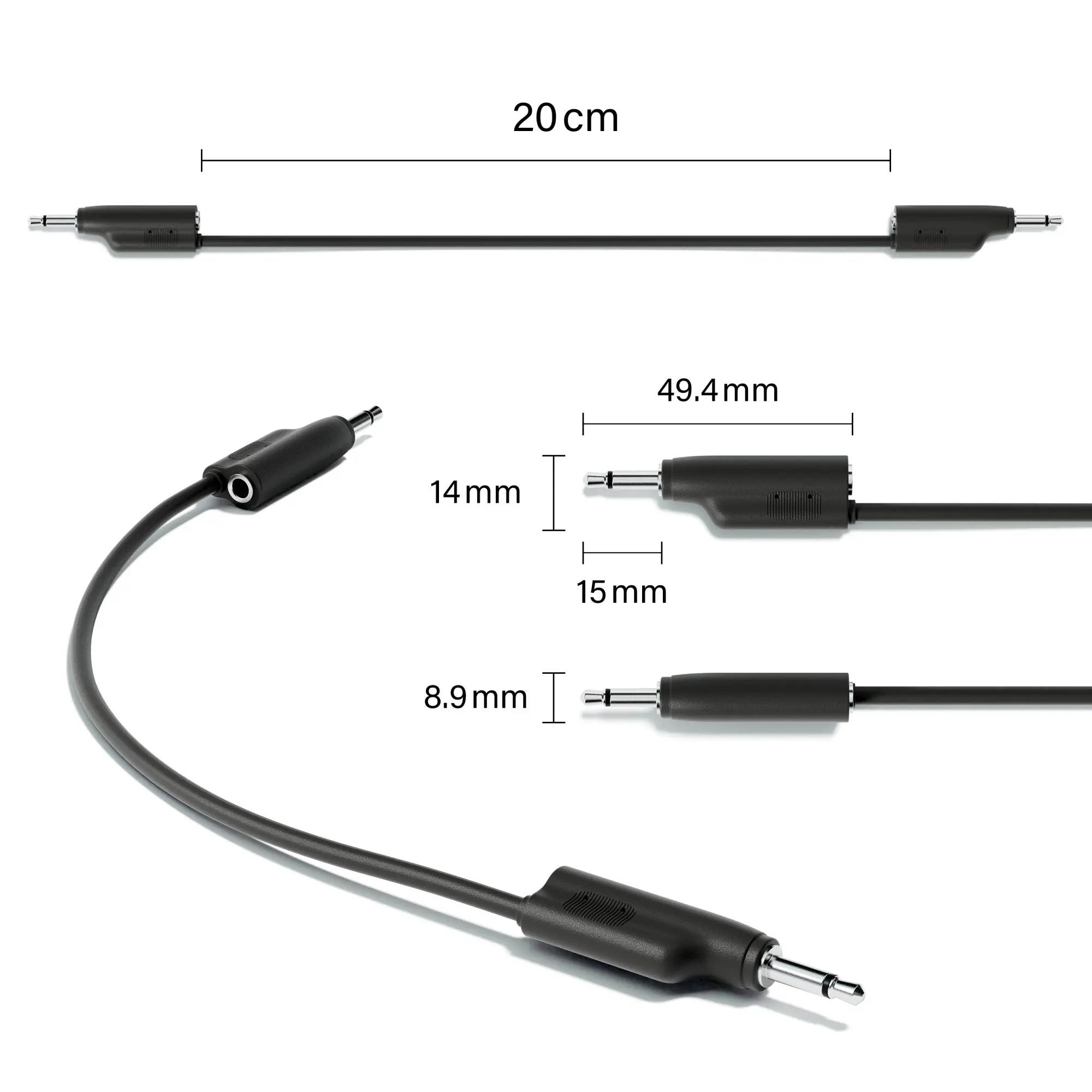 ExcelValley - 1  -   ġ ̺ - TS 3.5mm 1/8 - Eurorack ŵ ŵ