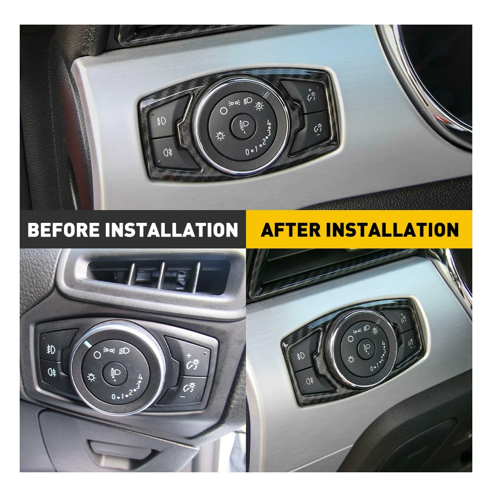 Autocollant De Décoration Intérieure De Panneau Anti-coup De Pied De Porte Avant Intérieure De Voiture En Fiber De Carbone, 2 Pièces, Pour Ford Mustang 2015 – 2021