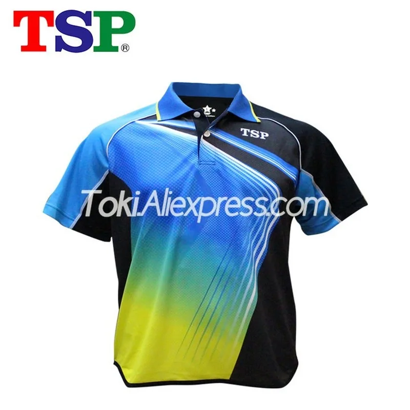 

TSP Table Tennis Shirt / T-shirts for Men / Women Badminton Ping Pong Clothes Sportswear T-Shirts for Table Tennis Games