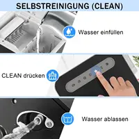Machine à glaçons portable Cliheet – Machine à glaçons compacte et rapide de couleur noire pour la maison et le camping 5