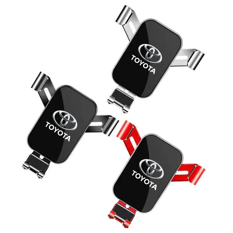 Gravity Car Phone Holder Car Air Vent Clip Mount Mobile Phone Holder For toyota camry chr corolla rav4 yaris prius Accessories