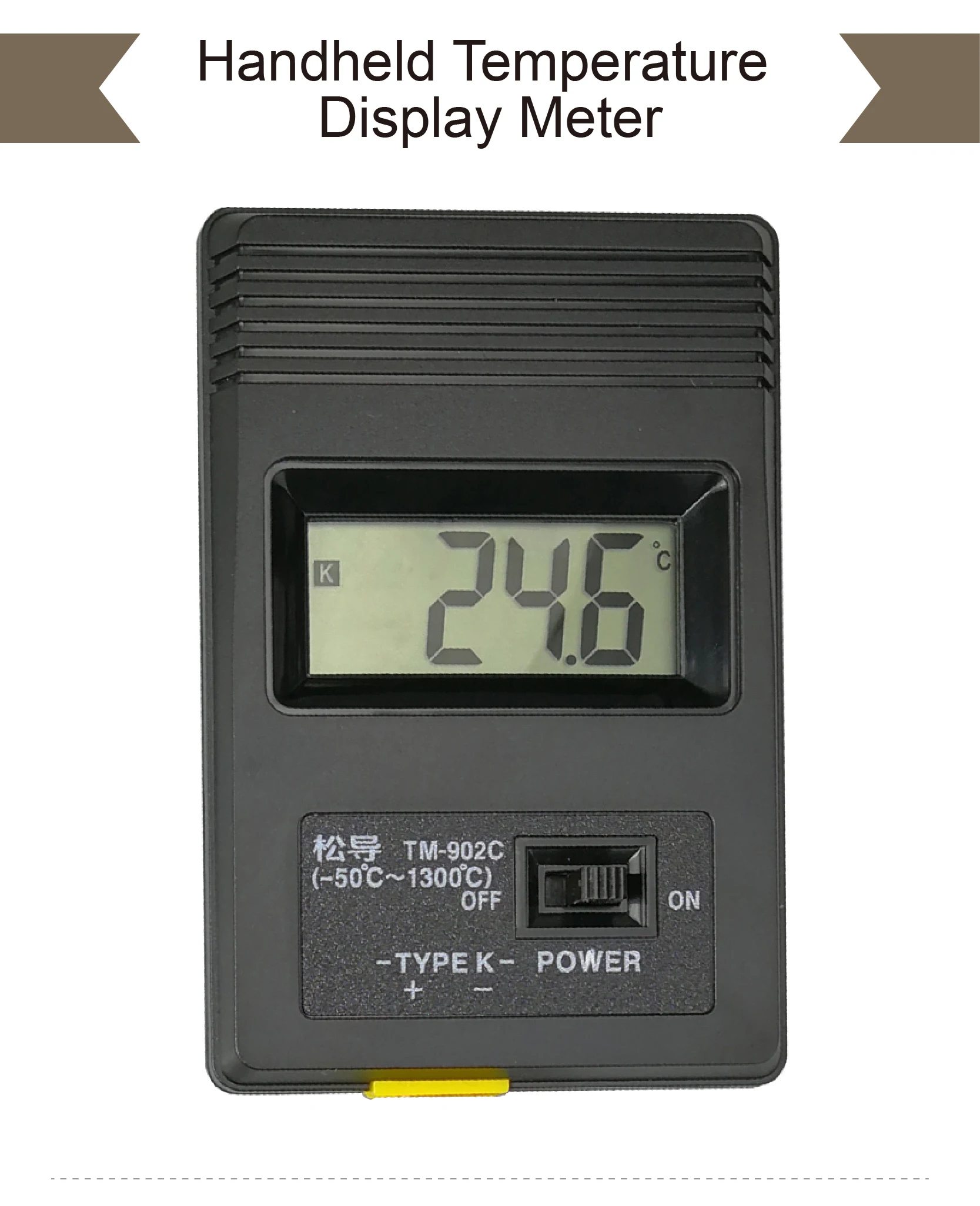 TM902C K-type digital thermometer industrial handheld LCD meter compatible with
