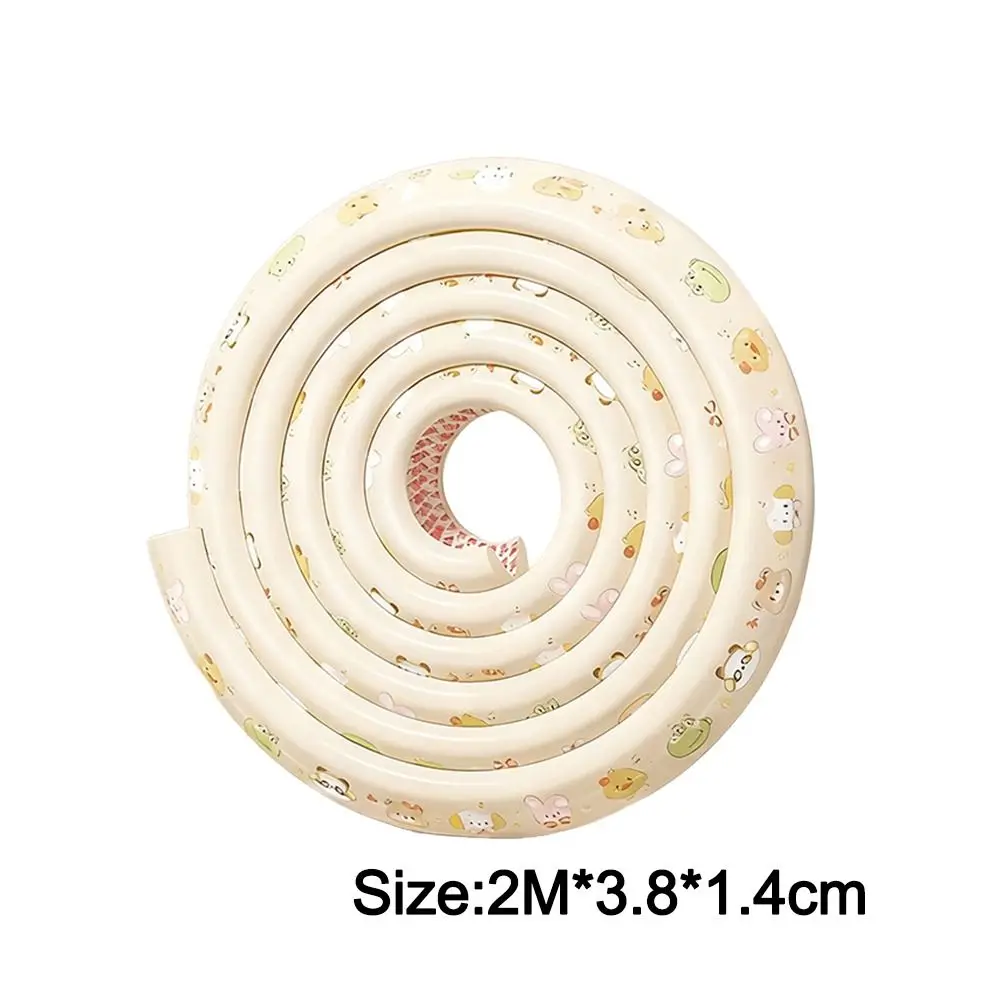 Durable 2m Desk Edge Guard Strip Cartoon Thickened Table Anti Collision Cushion Waterproof Self Adhesive Foam Bumper for Safety