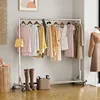 Industrial Grade Z-Base 70in extra long Clothes Garment Rack, Commercial Grade Rolling Clothing Rack 4
