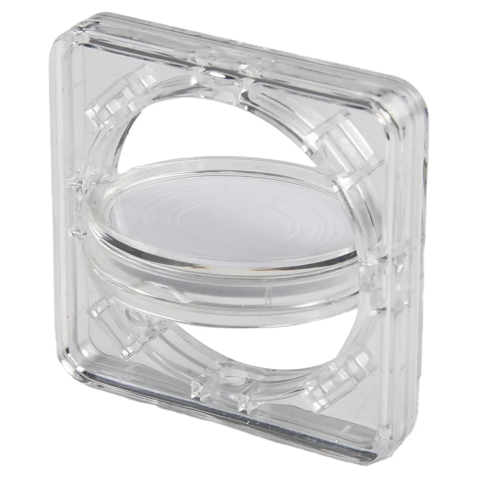 Acrylic Coin Display Case For Collectible Medals 4cm Commemorative Coin Protection Box High-Quality Storage Rotating Box 3