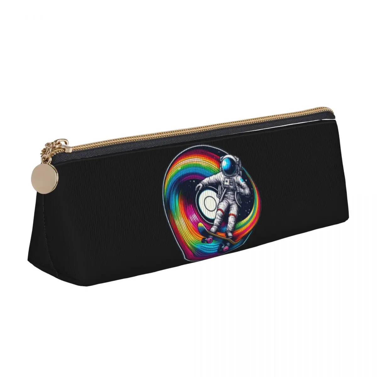 

Карандаш на молнии с космосом и астронавтом