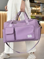 UNIXINU Carry On Travel Bag Large Capacity Weekender Overnight Duffle Bags with Shoe Compartment Sports Fitness Bags for Women 1