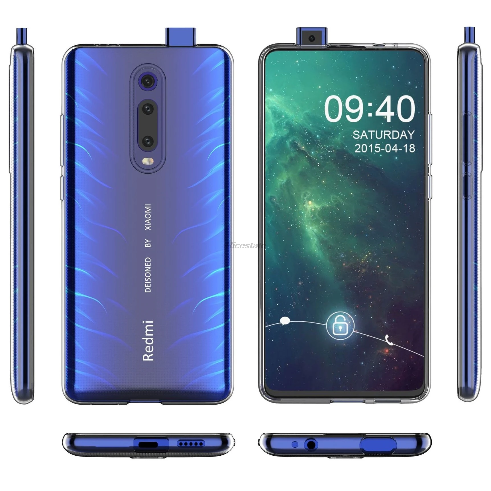 (SALE) xiaomi mi9t pro  global 透明ケース付き クリアケース Xiaomi Mi 9T Mi9T Pro 透明 TPU 耐衝撃電話ケース