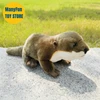 Otter High Fidelity Anime Cute Bank Beaver Plushie Lutra Lutra Plush Toys Lifelike Animals Simulation Stuffed Doll Toy Gifts 1