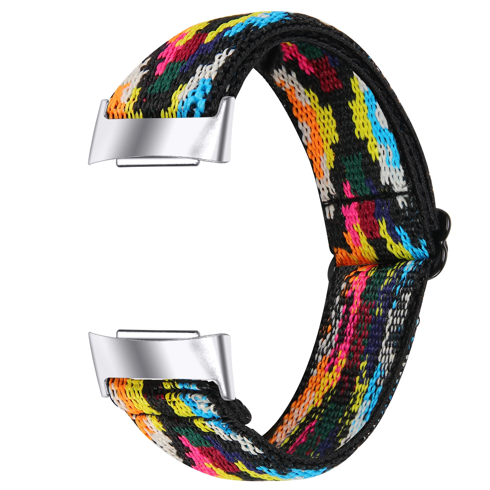 Cinturino In Nylon Elastico Per Fitbit Charge 5 – Morbido E Regolabile, Adatto A Uomo E Donna (150-260 Mm)
