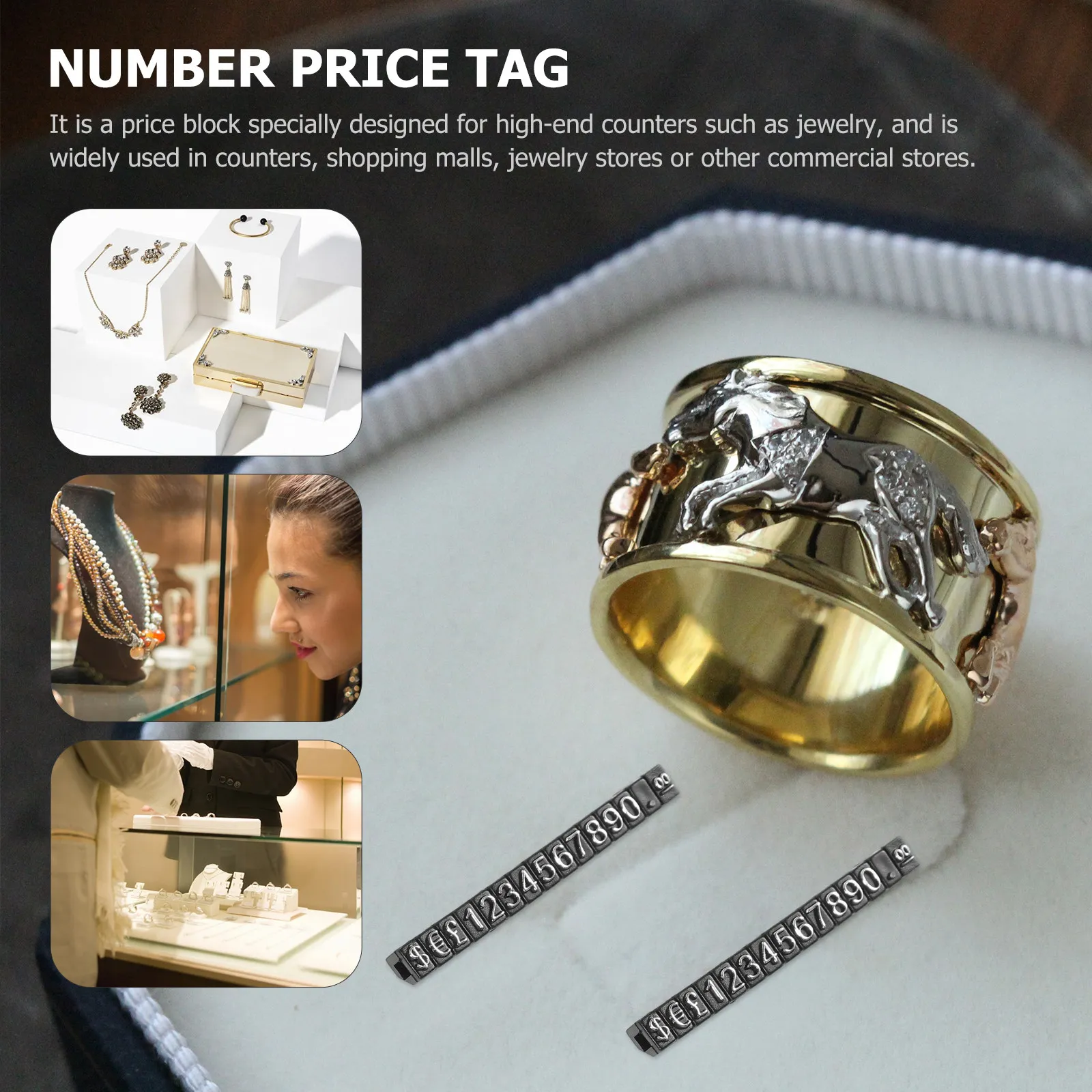 10 세트 가격 큐브 태그 조정 가능한 소매 보석 가격 표시 블록 상점 쇼핑몰 베이커리 화장품용 소형 사이즈