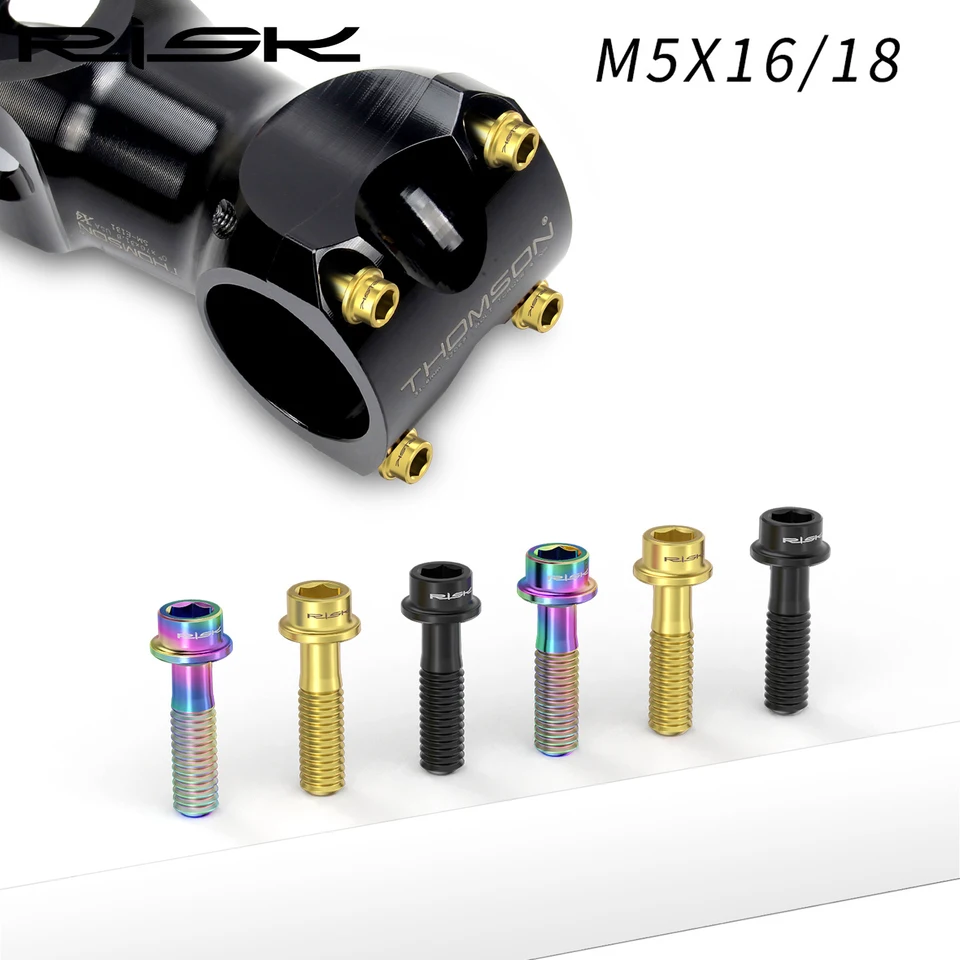 M5 Washer Wanyifa Titanium Ti Allen Hex M5x16 18 20mm Tapered Head Bolt With Washer Screw For Bicycle B 1293250