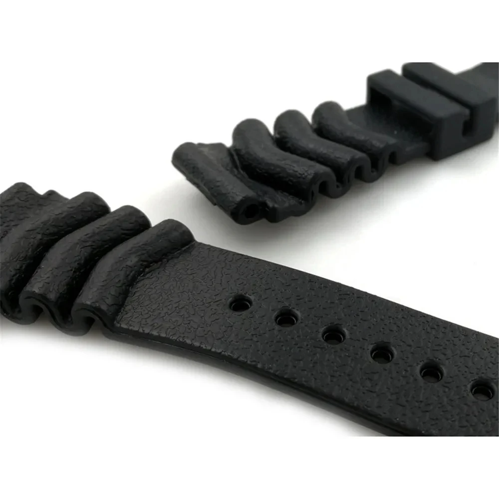 Silicone Sport Waterproof Watch Band, 20mm & 22mm