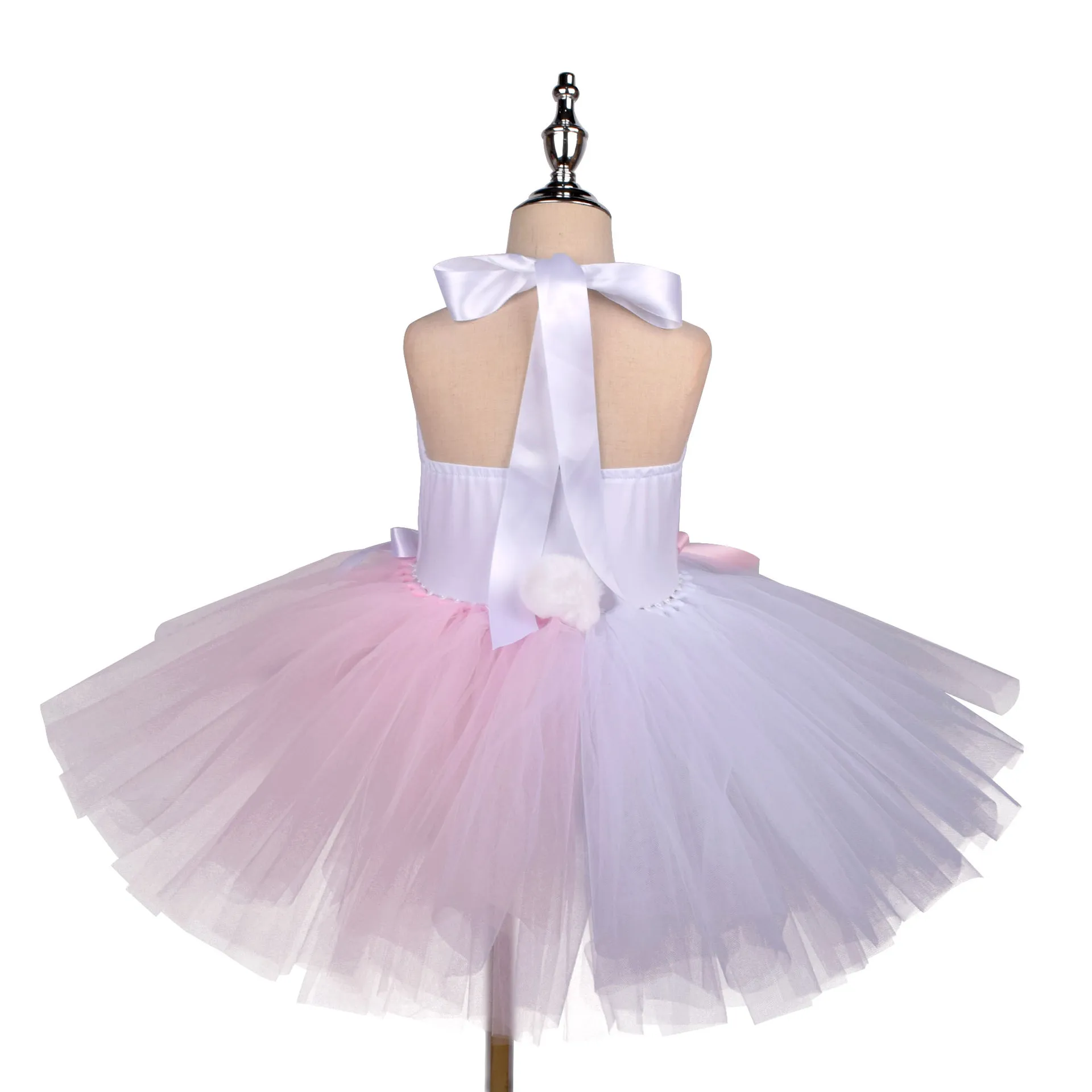 Festival Panda Cosplay Costume Girls Tutu Dress Fancy Carnival Birthday Fantasy Children Candy Rainbow Vestido Tutu Dress