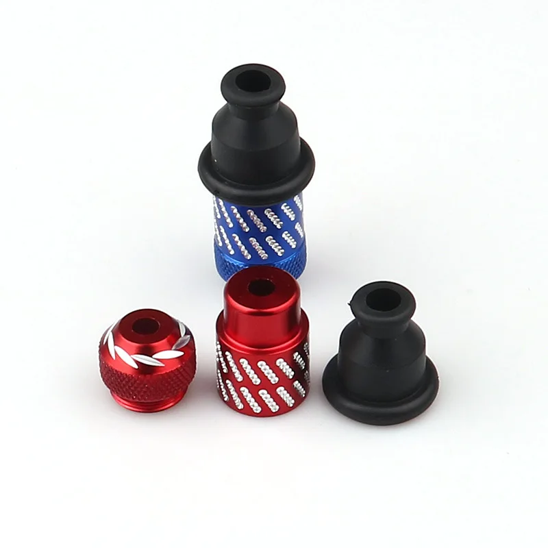 1Pcs Creative Mini Storage Portable Detachable Washable Metal Tube Nipple Tobacco Smoking Accessories with Rubber Mouthpiece Smoking Accessories Tobacco Smoking Accessories