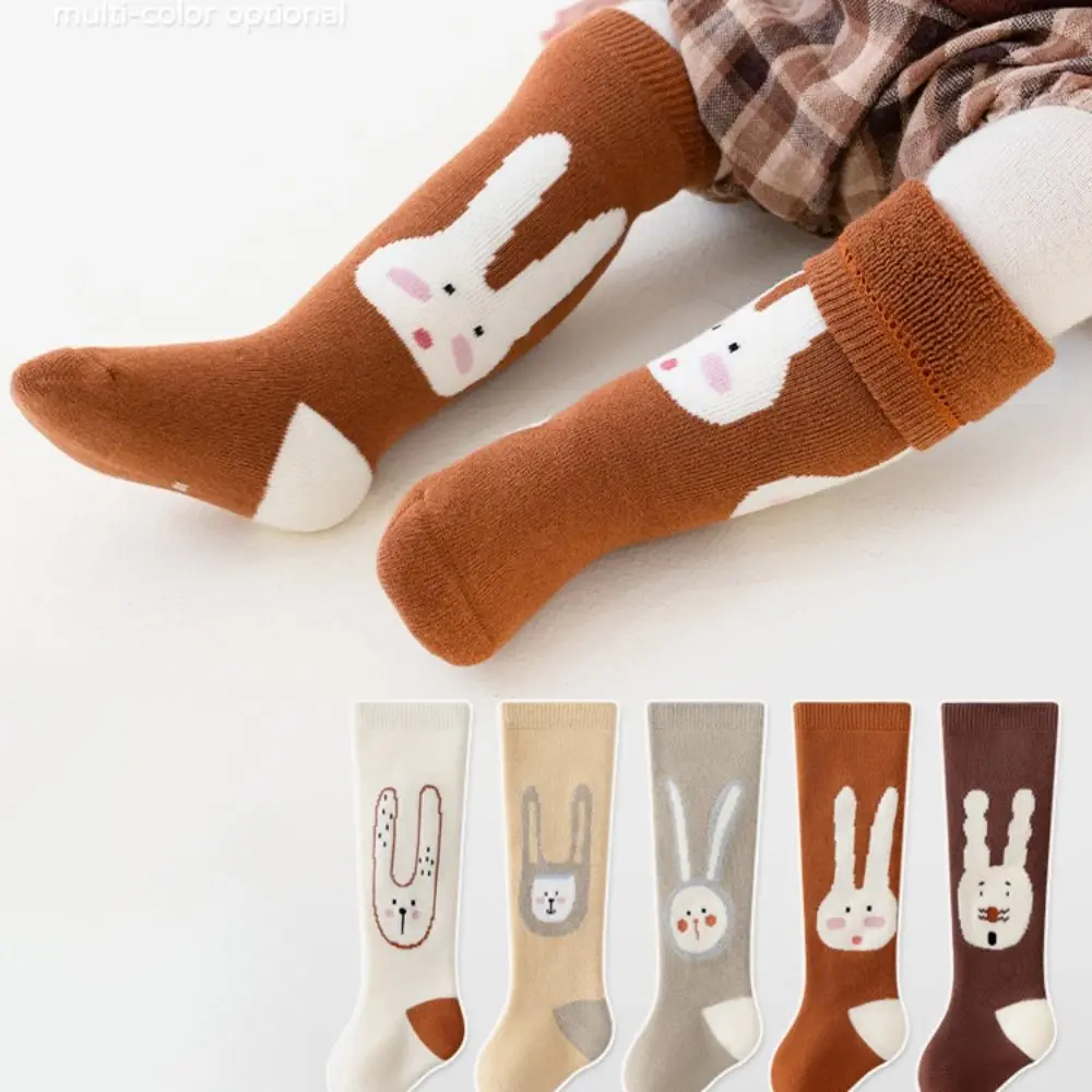 

Korean Style Rabbit Pattern Baby Over The Knee Socks Sweet Baby Hosiery Cartoon Infant Socks Soft Baby Leg Warmer Baby