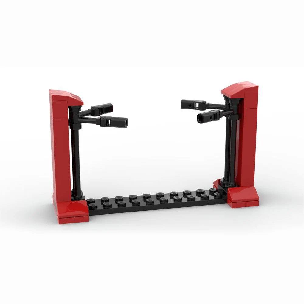 

41PCS MOC-127237 Car lift for speed champions Model Building Blocks Technology Bricks DIY Assembly Kids Toys Christmas Gifts