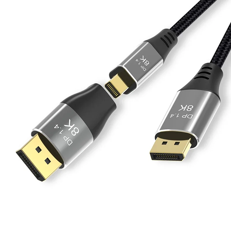 Ʈ  Ϳ ̴ DP ̺, - MDP ÷ Ʈ, 1.4 ̺, 8K 60Hz, 4K 144Hz, 2K 165Hz