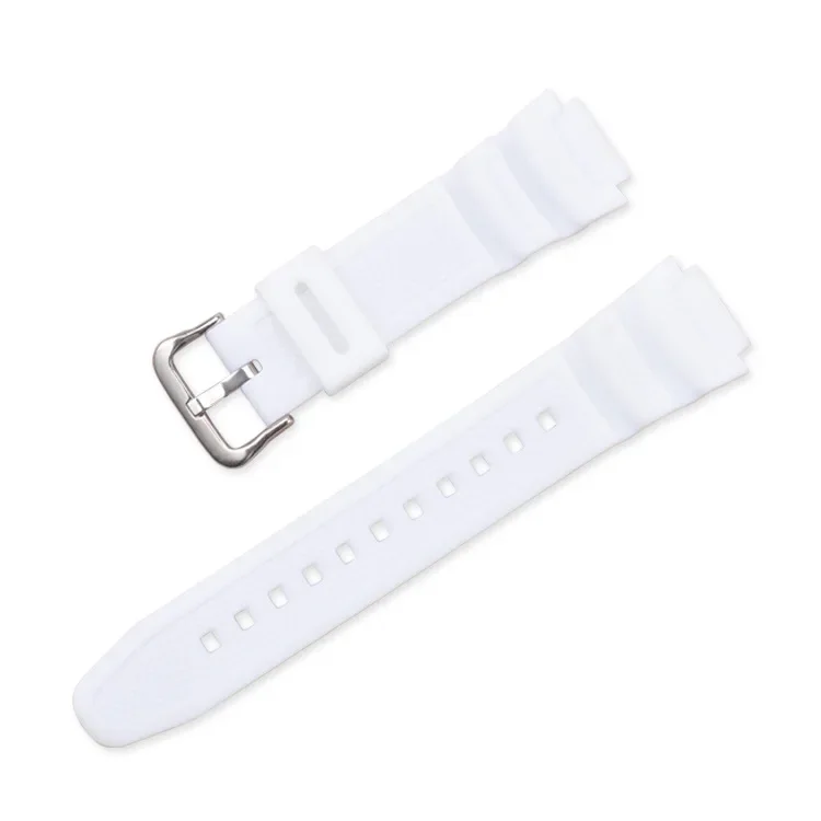 Premium 18mm Silicone Rubber Watch Strap - Men's Wristband Bracelet Accessory
