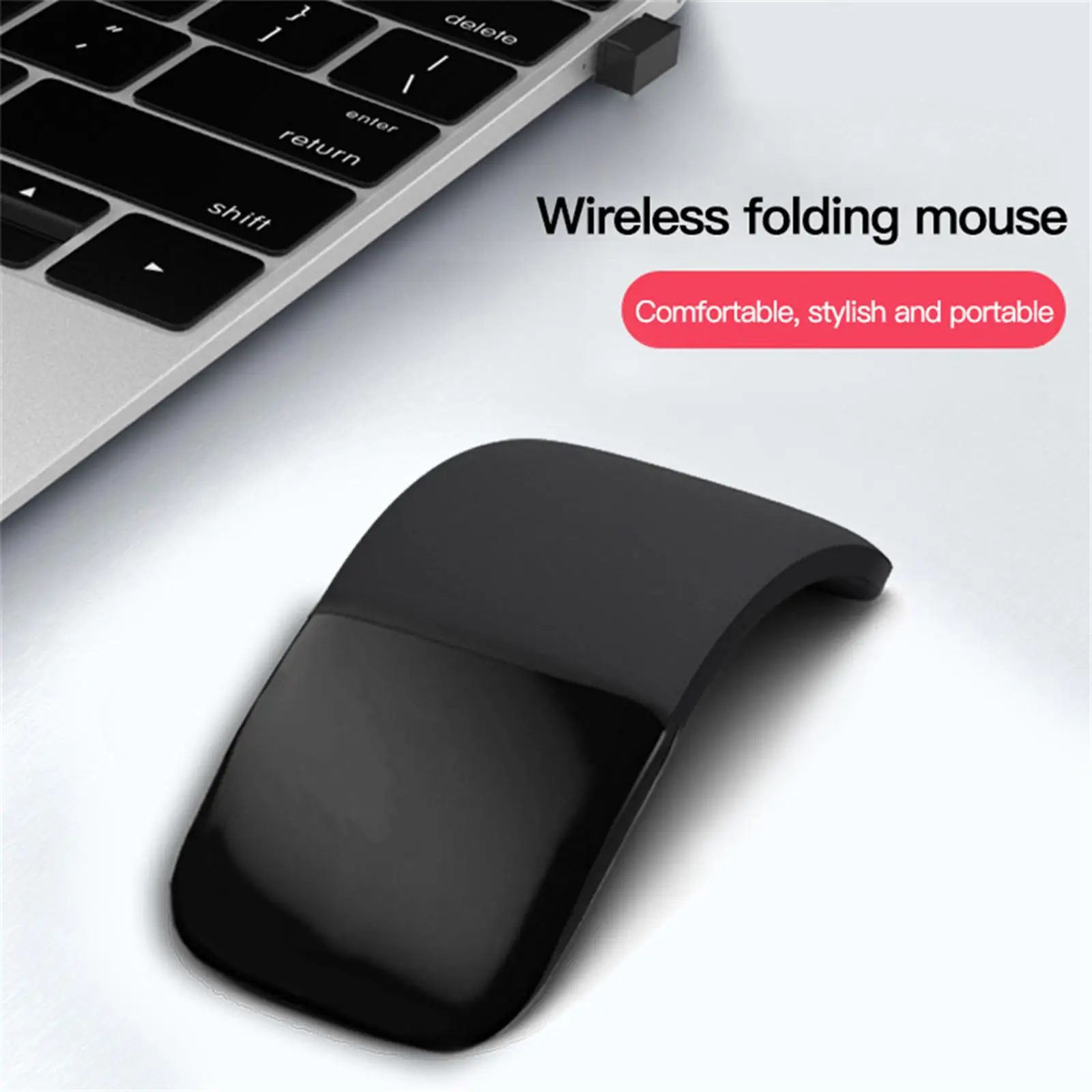 2.4 GHz Wireless Mouse Silent Click Ergonomics Mute for Tablet PC