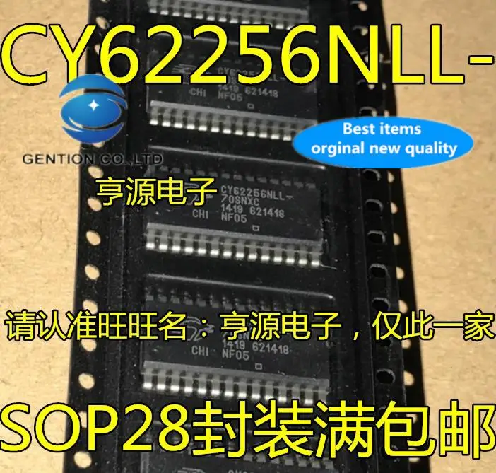 

10 шт., 100% оригинальные новые фотообои CY62256NLL-в наличии SOP28
