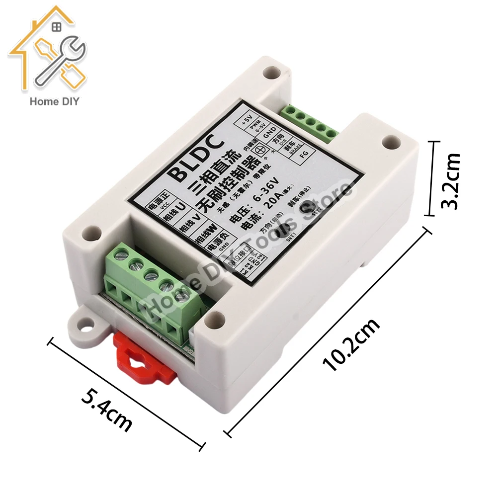 High-Power 400W Brushless Motor Speed Controller Module