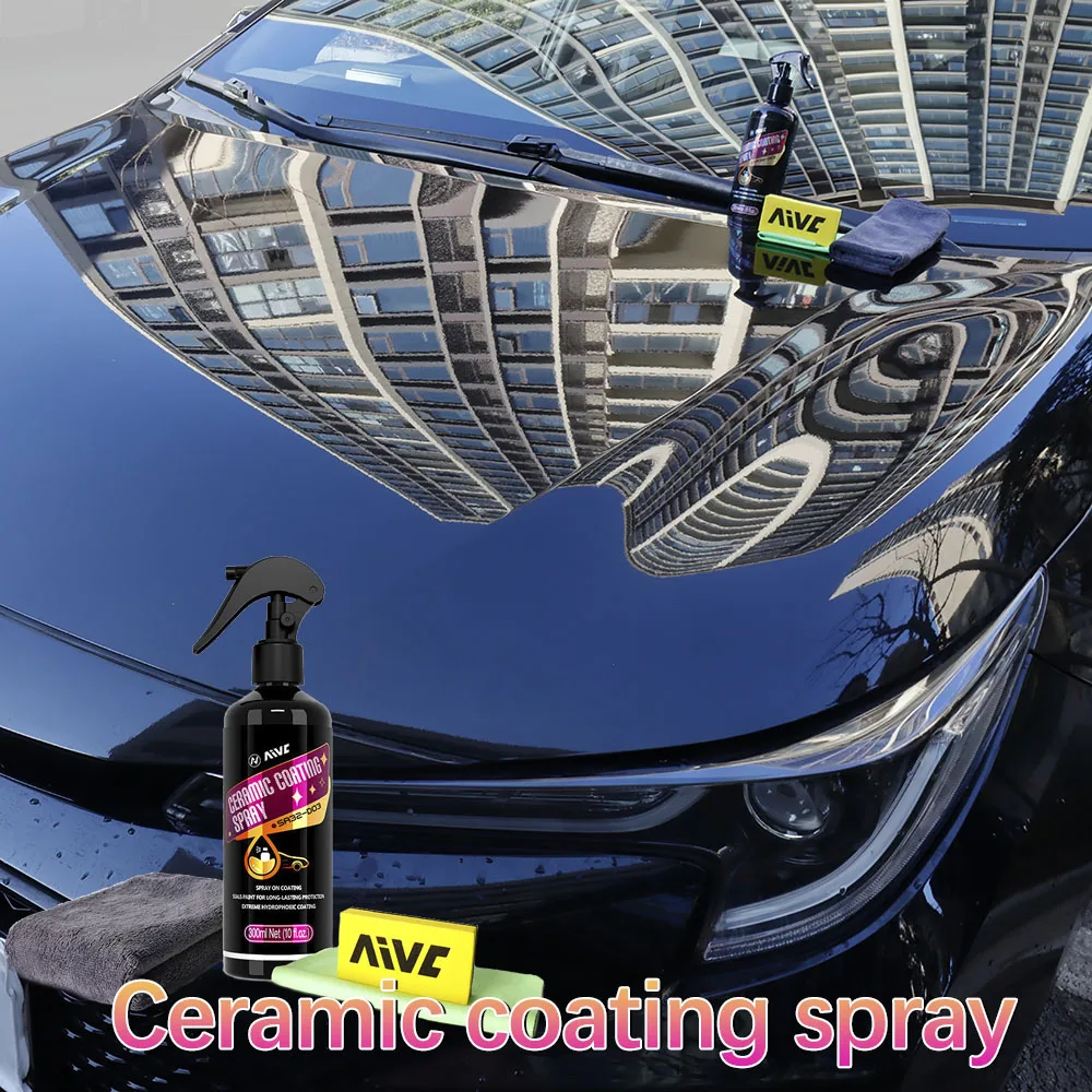 Auto Nano Ceramic Wax Coating Spray Aivc Crystal Polishing Liquid Alta Protezione Cappotto Idrofobo Scratch Repair Car Detailing