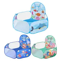 Ball Pit For Toddler Creative Children Ball Pit Tent With Basketball Hoop Ball Pit Fence For Toddler Baby Kid Girls Boys For 1
