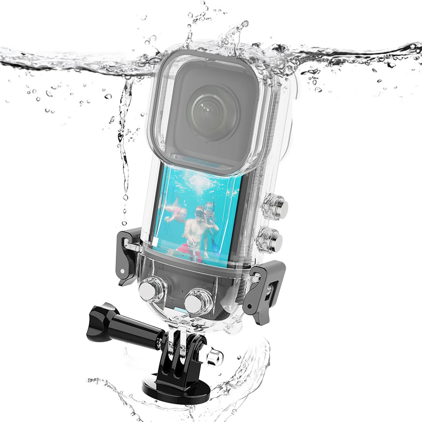 Étui de protection sous-marin pour caméra de sport, étui étanche pour caméra d'action, forte étancheur pour Insta360 X3