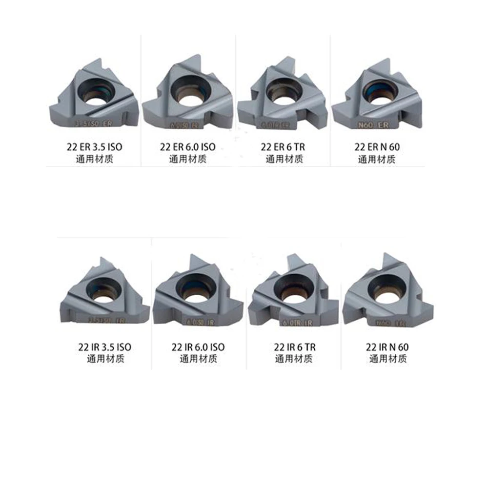 Original Deska Threading Carbide Inserts 22 ER/IR 4.0 5.0 6.0 ISO 4 5 6 TR N55 60 LDA