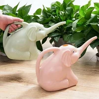Cute Plastic Elephant Shape Watering Pot Can Plant Outdoor Irrigation Gardening Tools Equipment Garden Supplies Home Accessories 3