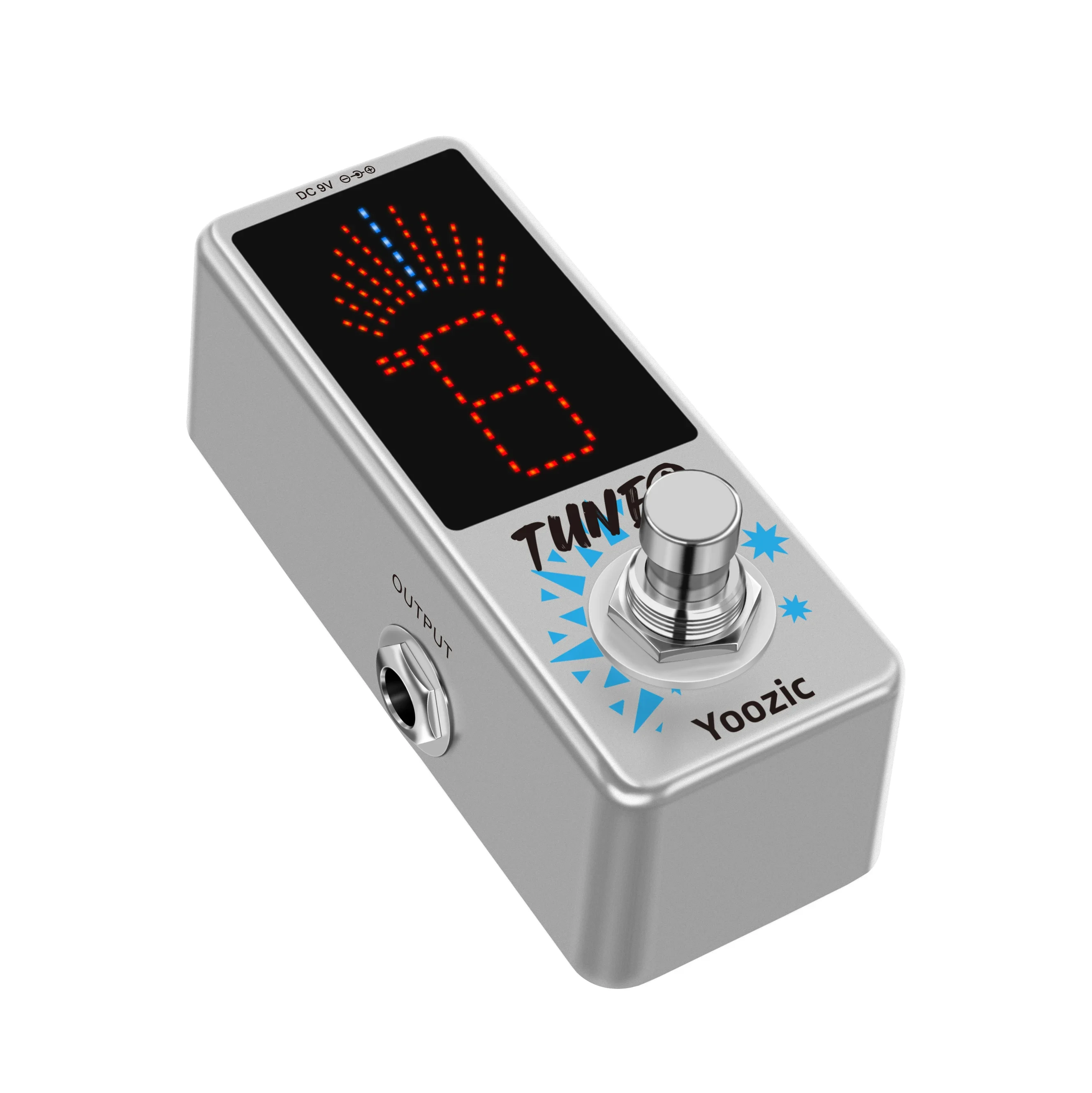 Yoozic Guitar Tuning Pedal Chromatic Guitar Tuning High Precision Pitch Indicator For Guitar Bass True Bypass LT-910