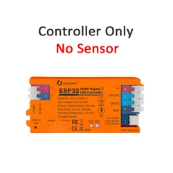 Wireless LED Controller with Built - In Microphone, Dynamic Modes, Easy Wiring, and App & Alexa Voice Control (Controller NO Sensor)