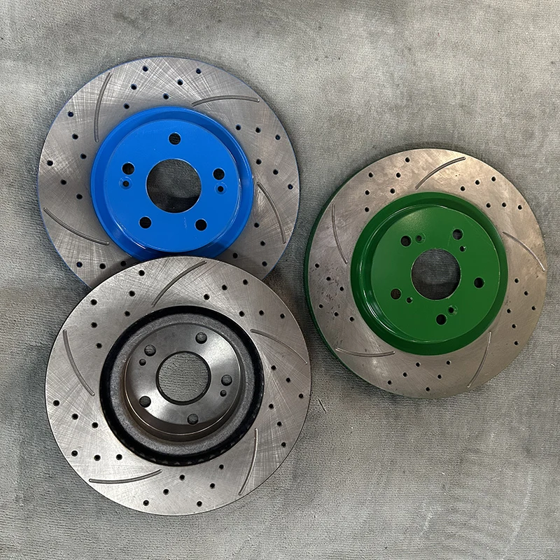 고품질 무소음 자동차 브레이크 디스크 스바루 엑시가 크로스오버 7 STi/tS STi 포레스터 임프레자 WRX STI용 자동차 브레이크 로터