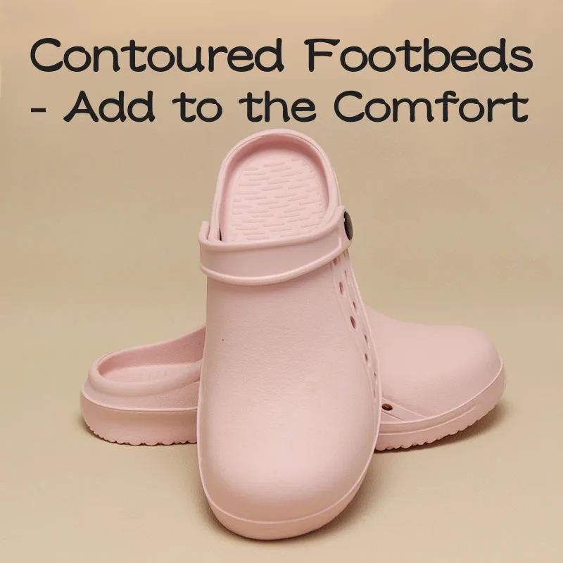 High Quality Scrub Shoes Non-slip Dentist Nursing Clogs Healthcare Service Work Slippers Soft Operating Room Protective Clogs 2