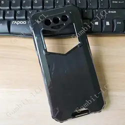 Custodia posteriore morbida in TPU per smartphone, resistente in silicone