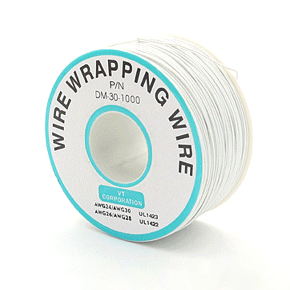 Cavo unipolare AWG7 rame OFC stagnato isolamento PVC bianco (mt. 5