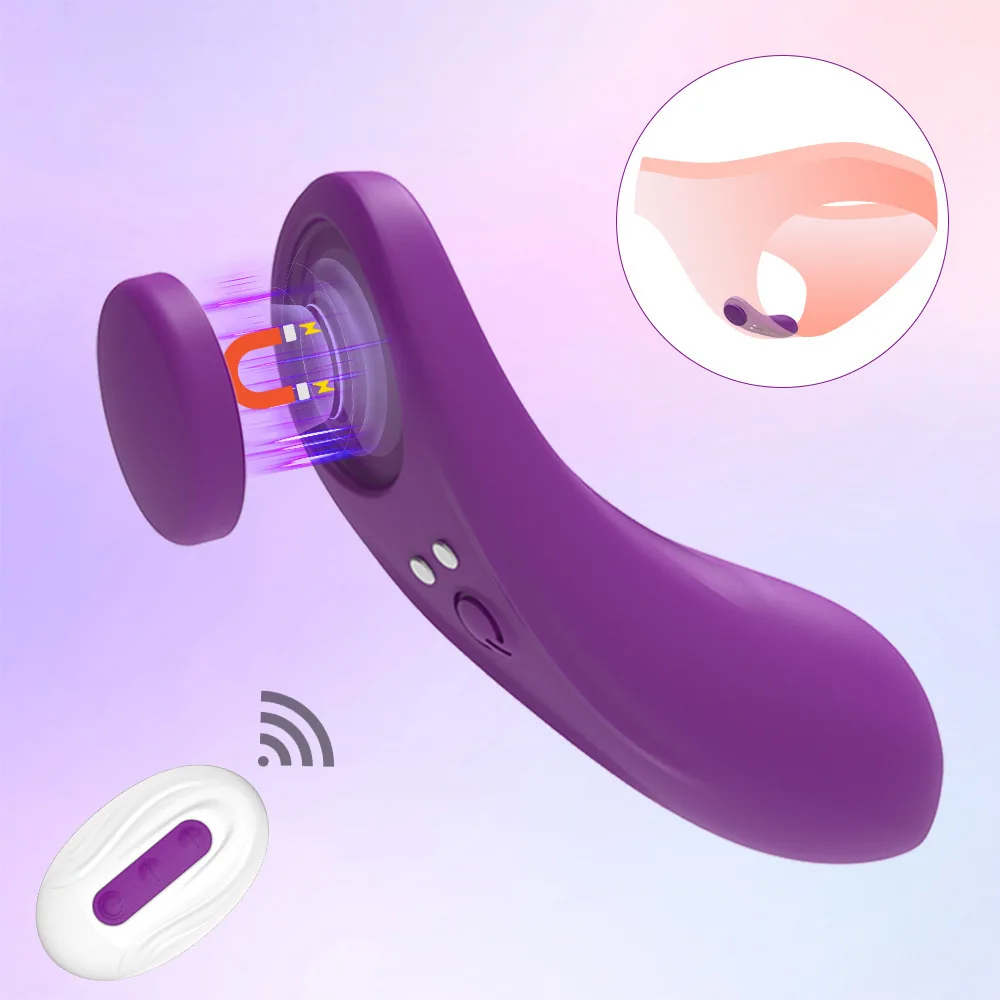Remote Control Magnetic Vibrator Female Wireless Clitoris Stimulator Clit Massager_voghion.com