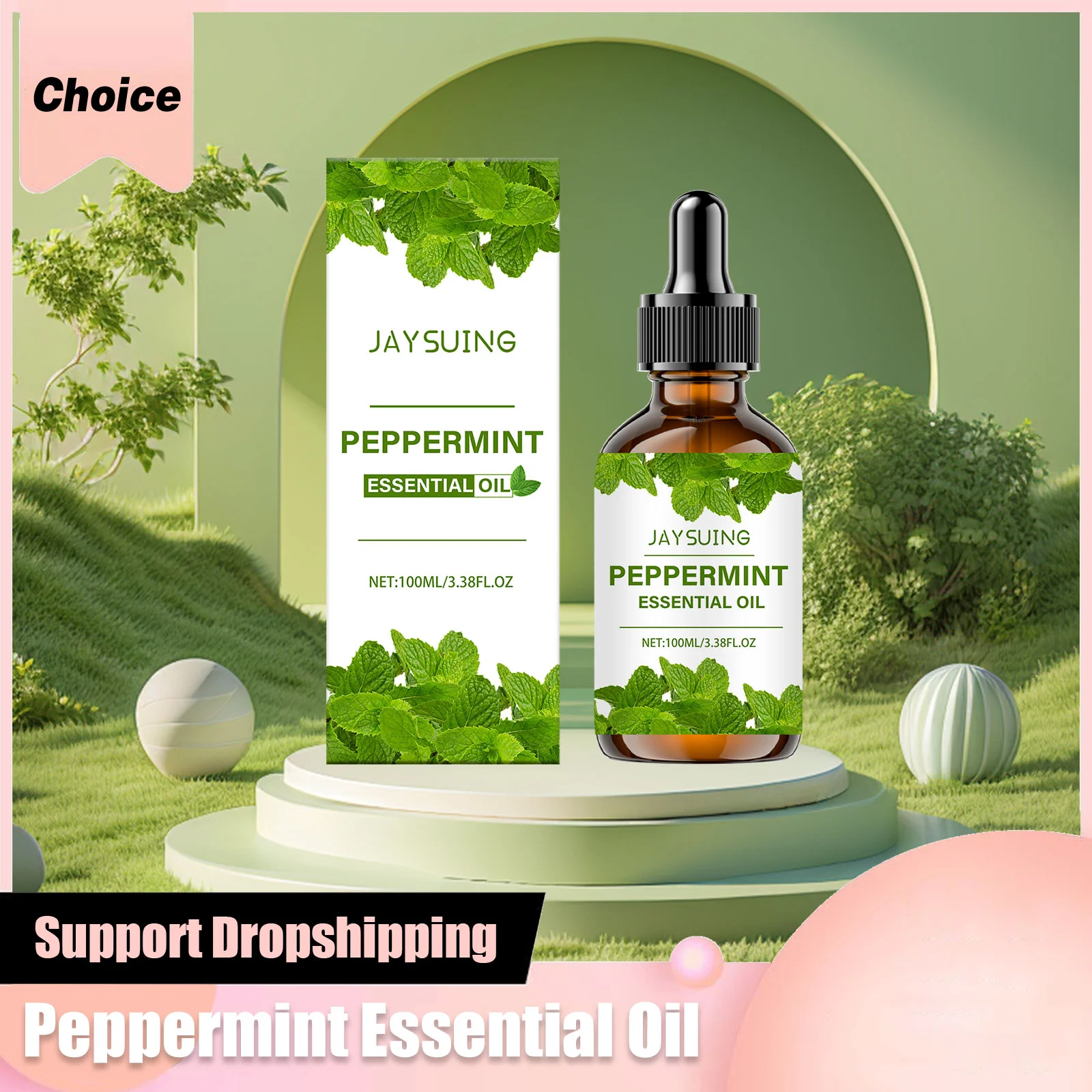 Huile essentielle de menthe poivrée Pure