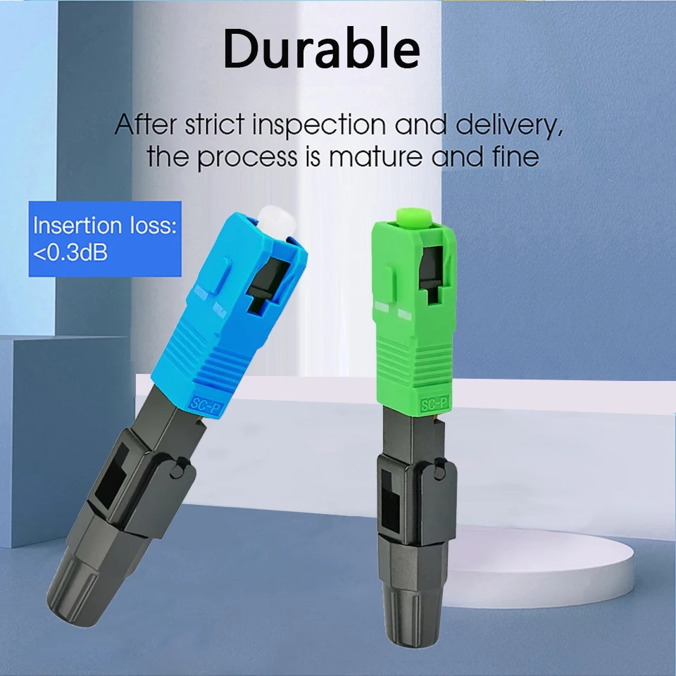 Sc Apc Connettore 10 Connettori Fibra Ottica SC APC Per Rete