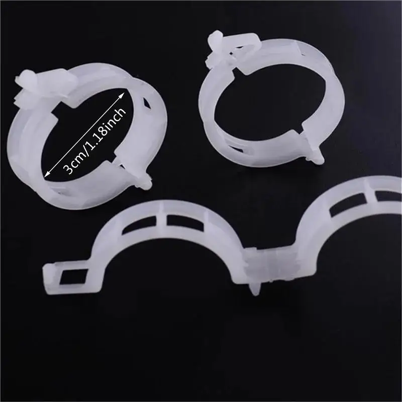 100PCS Fruit Clip Garden Plant Plastic Binding Vine Binding Branch Clip Support Tomato Fixing Plant Holder Trellis Clips