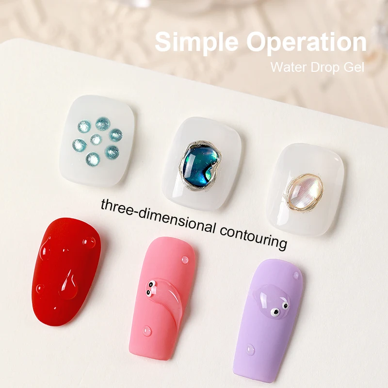 AS Water Drop and Wave Gel Nail Polish 5