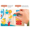 1 Set Kids Montessori Learning Table Clock Easy to Read for Playrooms Teaching Clock Seasons, Months, Days of Week 4